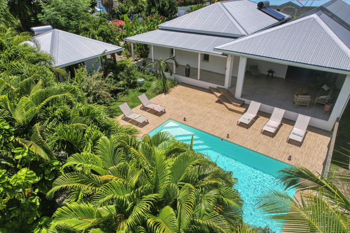 3.Location villa 10 personnes piscine saint François Guadeloupe